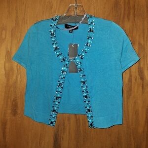 🌟 Chetta B sunhee jeweled shirt NWT
